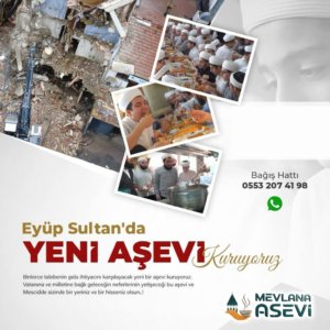 Eyüpsultan’da Yeni Aşevi Kuruyoruz